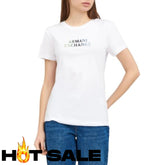 T-Shirt Women White Armani Exchange Camiseta